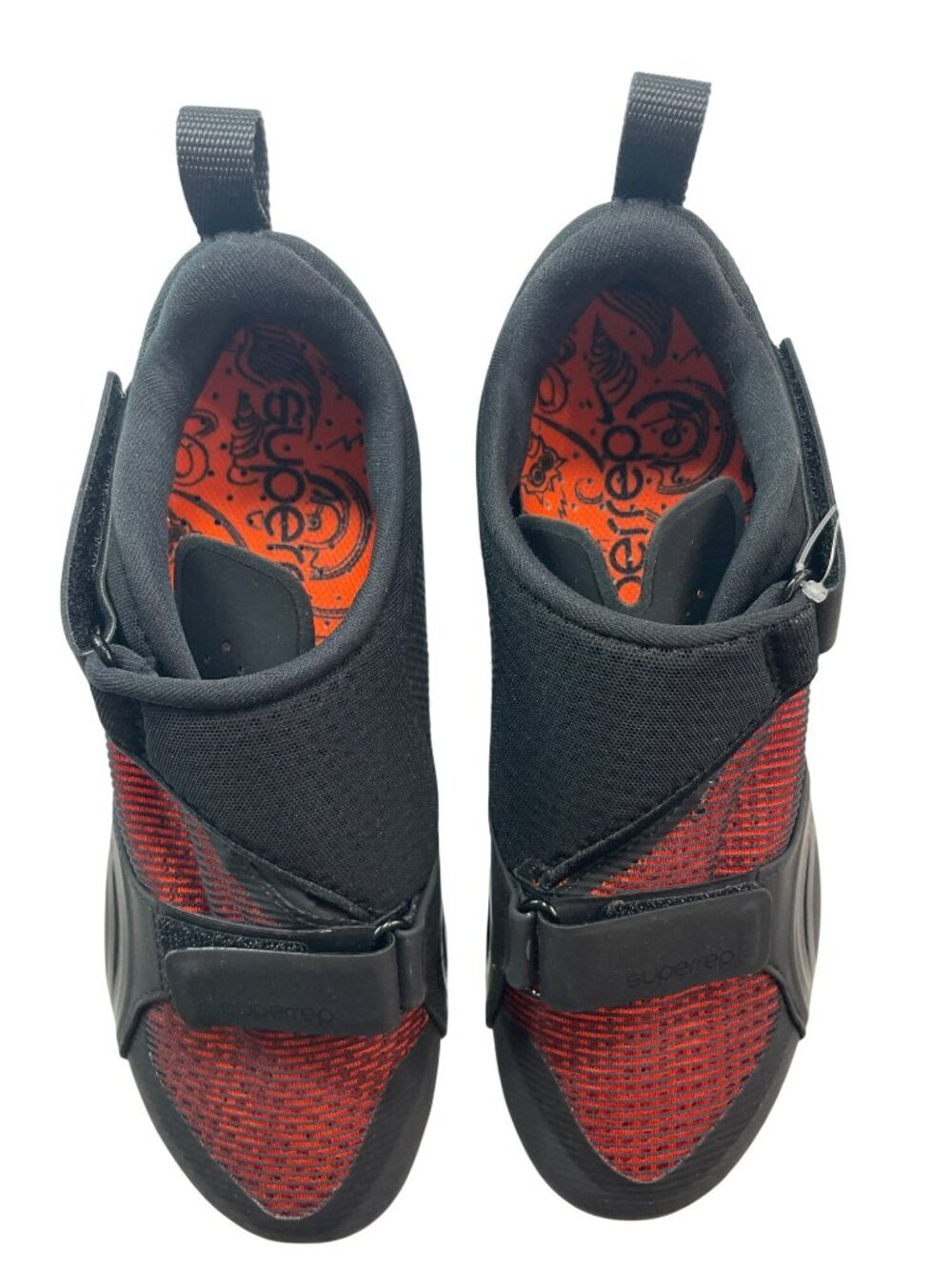 Nike SuperRep Cycle Shoes Black/Red Indoor Cycling Lightweight Strap Wmn's Sz 8 - Picture 4 of 10